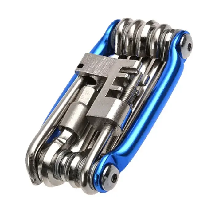 Kit d'outils de réparation de vélo 11 en 1, clé de vélo de montagne, tournevis chaîne à rayons hexag