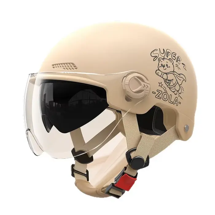Demi-casque de moto électrique