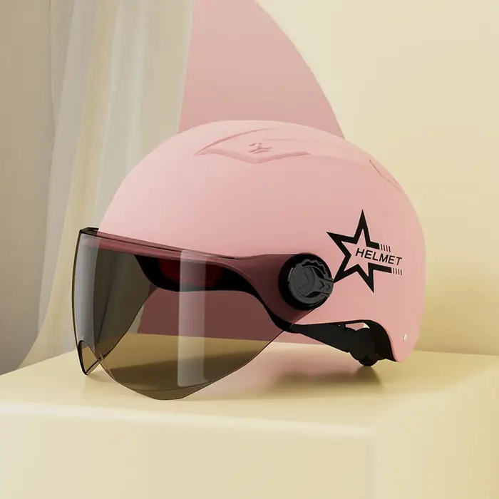 Casque de vélo/moto électrique unisexe toutes saisons