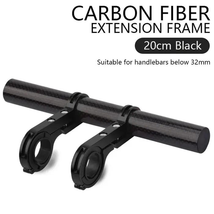 Extension de guidon de vélo multifonctionnelle en Fiber de carbone