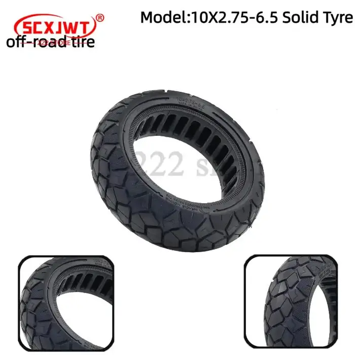 Nouveau pneu solide tout-terrain 10X2.75-6.5 pour trottinette