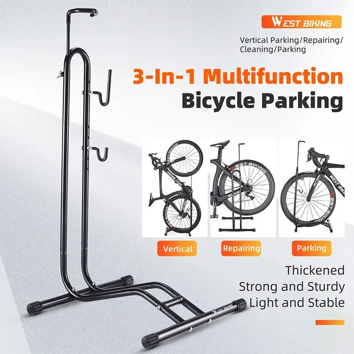 WEST BIKING-Support de vélo vertical 3 en 1