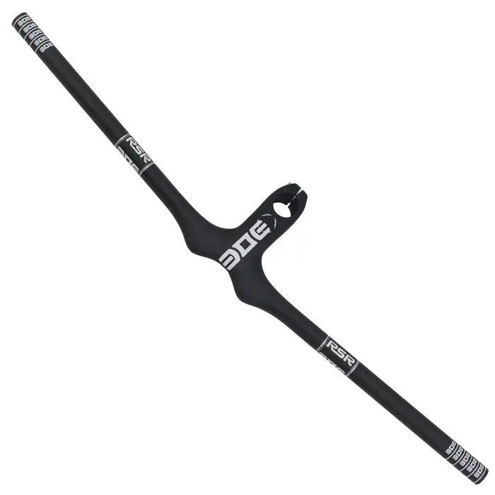 Guidon de vélo de montagne mat 3K entièrement en Fiber de carbone, guidon et tige de vélo en carbone