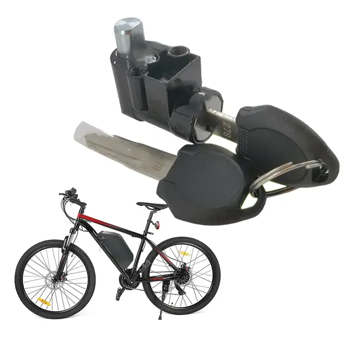 Serrure et clé d'alimentation pour vélo électrique