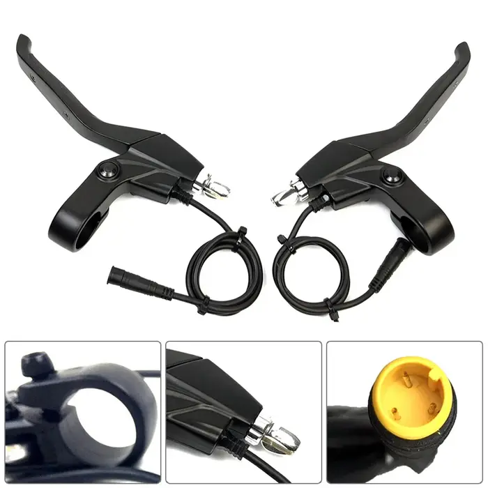 Levier de frein à coupure levier de frein 1 paire accessoires de vélo à 3 broches levier de frein de