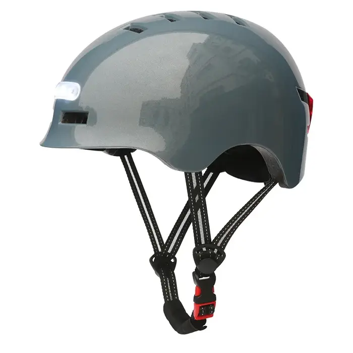48-61cm vélo casque de cyclisme pour hommes femmes intelligent feu arrière LED