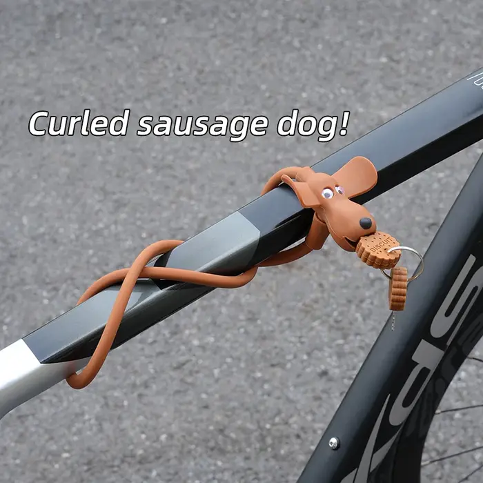 Serrure de vélo créative pour chiot