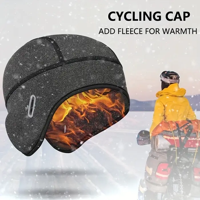 Bonnet d'hiver chaud pour cyclisme
