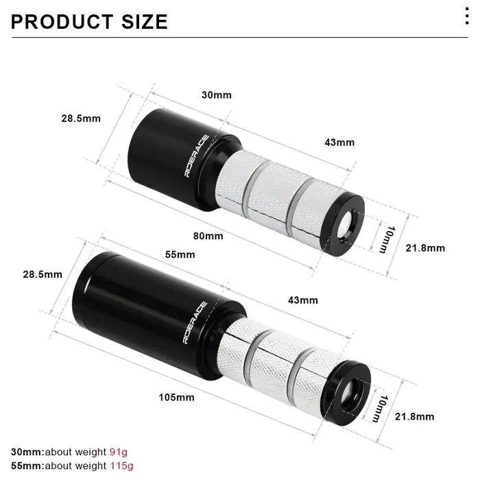 Extension de hauteur de tige de guidon de vélo 1-1/8 "(28.6mm), fourche en alliage, rehausseur caché