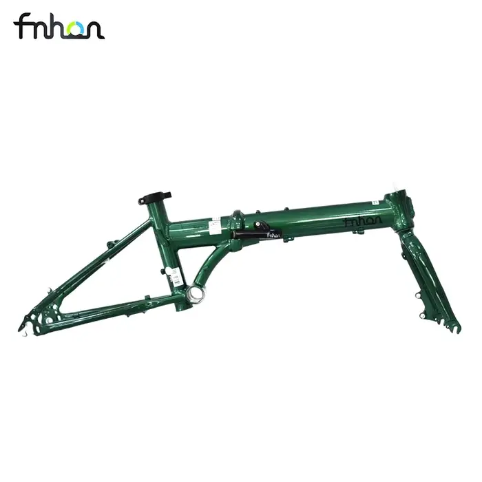 Cadre de vélo pliable Fnhon Zephyr Alloy 6061, fourche 16" 305 349, frein à disque V, cadre pliable,