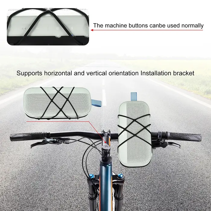 Support de vélo pour haut-parleur portable