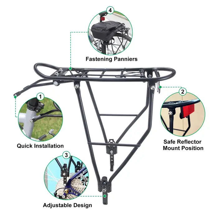Porte-vélos ZUKKA réglable en hauteur