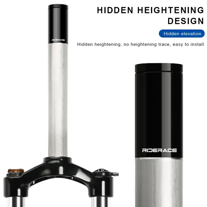 Extension de hauteur de tige de guidon de vélo 1-1/8 "(28.6mm)