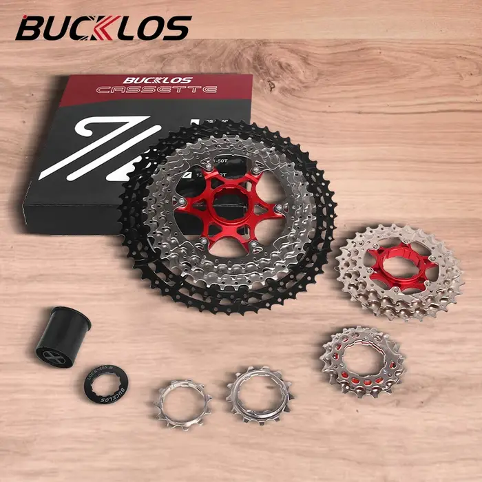 BUCKLOS Cassette de vélo 10/11/12 vitesses