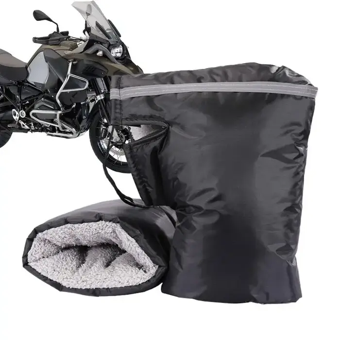 Gants de guidon de moto coupe-vent chauds
