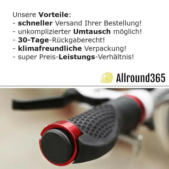 1 paire de poignées ergonomiques pour vélo