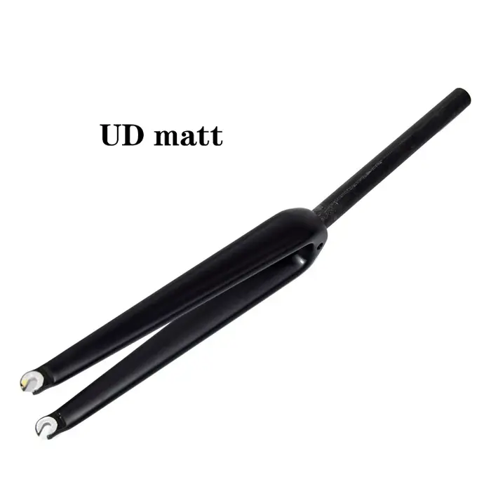 650C course vélo de route brillant mat 3K UD fourche entièrement en Fiber de carbone piste