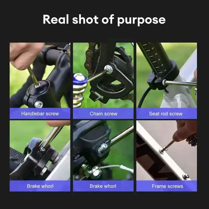 Kit d'outils de réparation de vélo 11 en 1