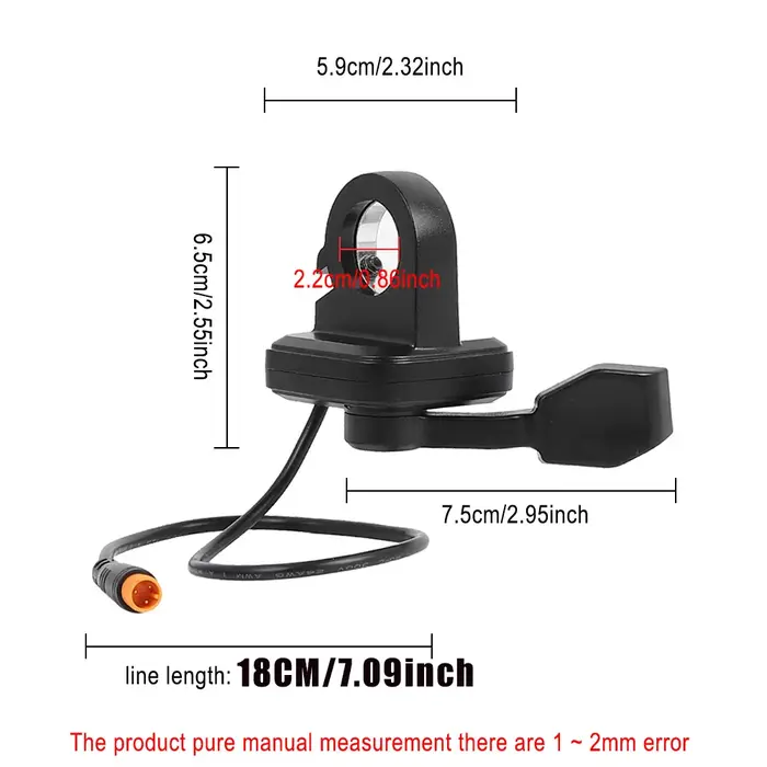 Accélérateur à pédale pour trottinette électrique iScooter iX3 iX4