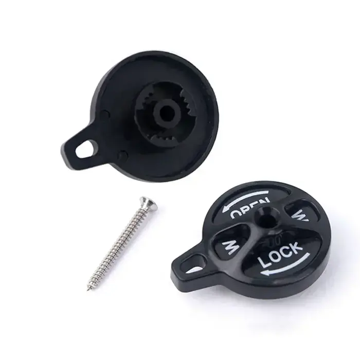 Capuchon de verrouillage de fourche de vélo en alliage d'aluminium, kit d'assemblage de verrouillage