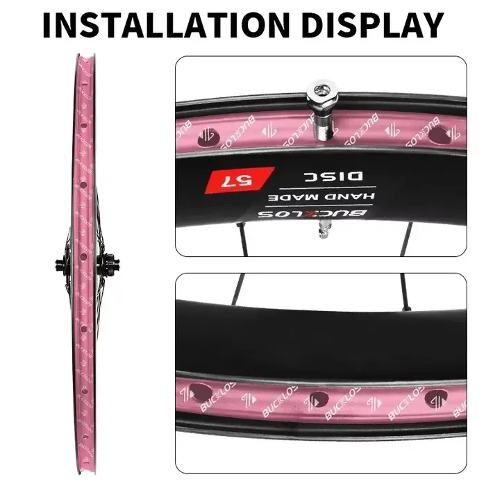 BUCKLOS – bandes de jante de vélo Tubeless