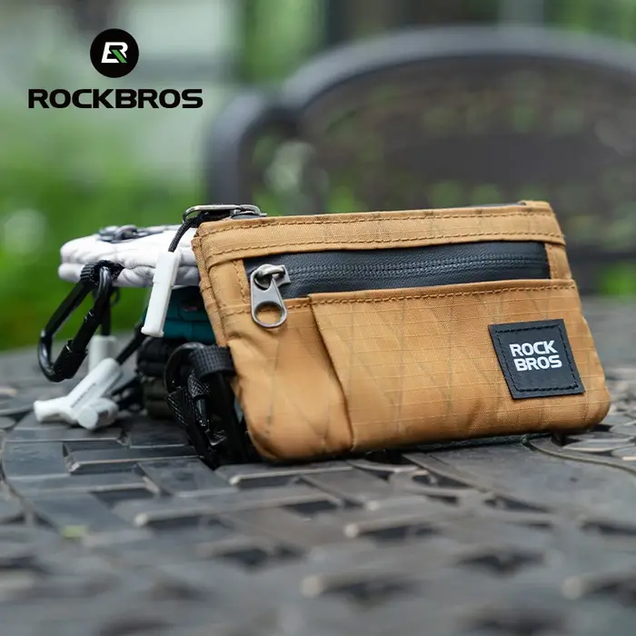 ROCKBROS sac de téléphone de cyclisme sac à main Portable léger boucle suspendue sac de carte multif