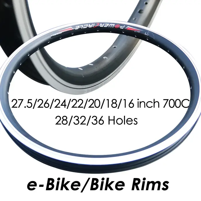 Jantes de vélo double couche en alliage d'aluminium pour roues VTT