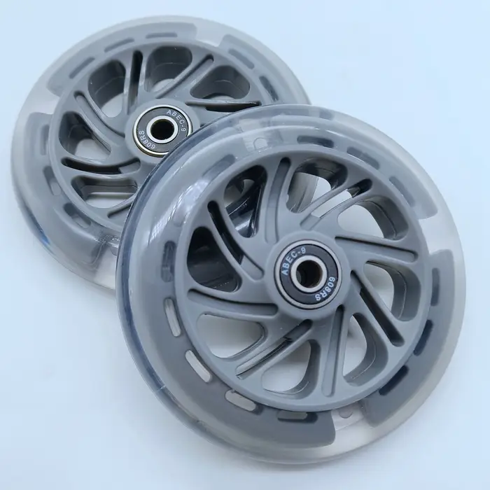 Roue d'éclairage de roue de Scooter clignotante 120x24mm 2 roues/lot