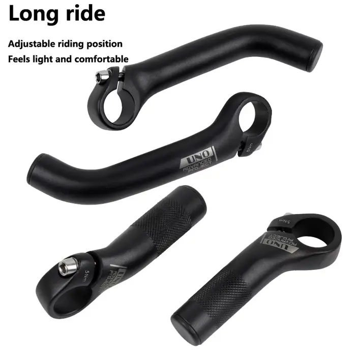 Embouts de guidon ergonomiques en alliage pour vélo de route et VTT