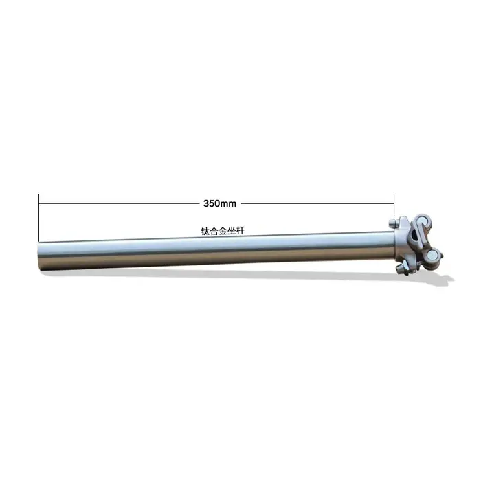 Alliage de titane tige de selle de vélo pour vtt/route tige de selle de vélo 27.2/30.9/31.6mm * 350m