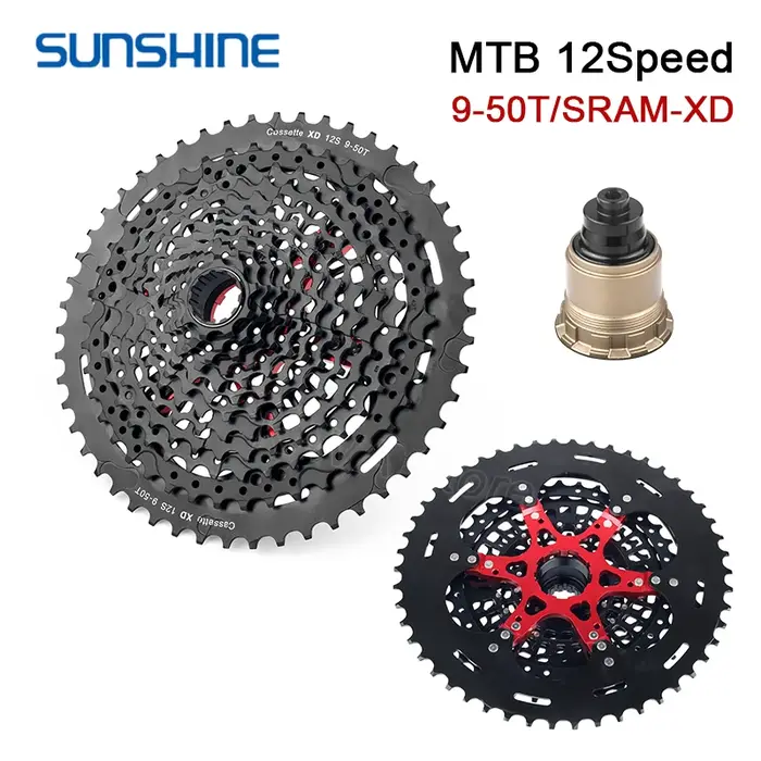 Cassette VTT Sunshine 11S 12V XD 10-42T 50T 52T