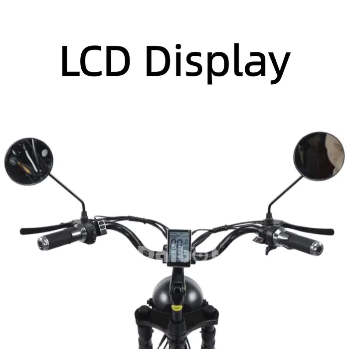 24 pouces gros pneu puissant vélo électrique pour hommes 750w Cargo Tricycle