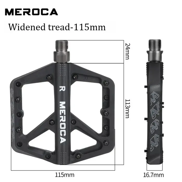 Pédales de vélo en nylon MEROCA