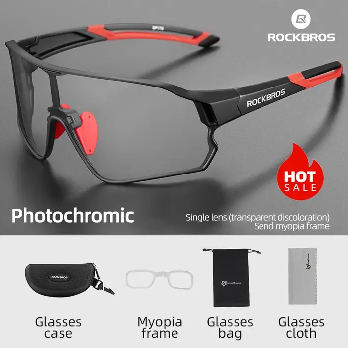 ROCKBROS lunettes de cyclisme photochromiques vtt
