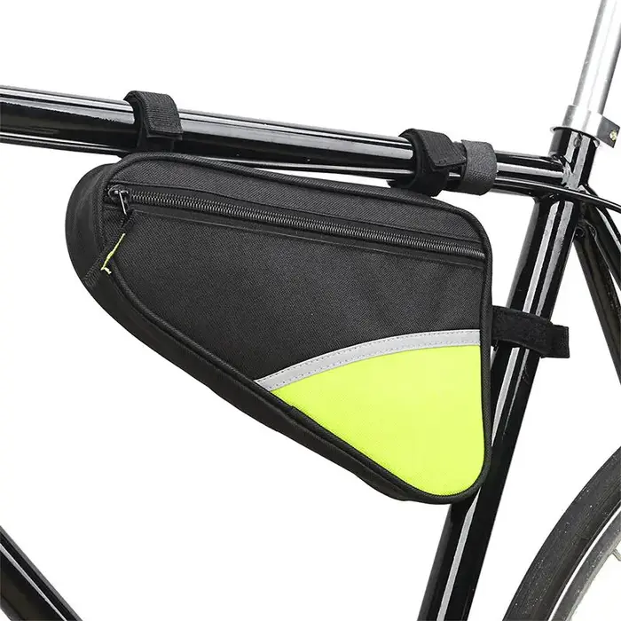 Sac de vélo triangulaire étanche de 1 L pour cadre avant, idéal pour VTT et vélos de route, parfait 