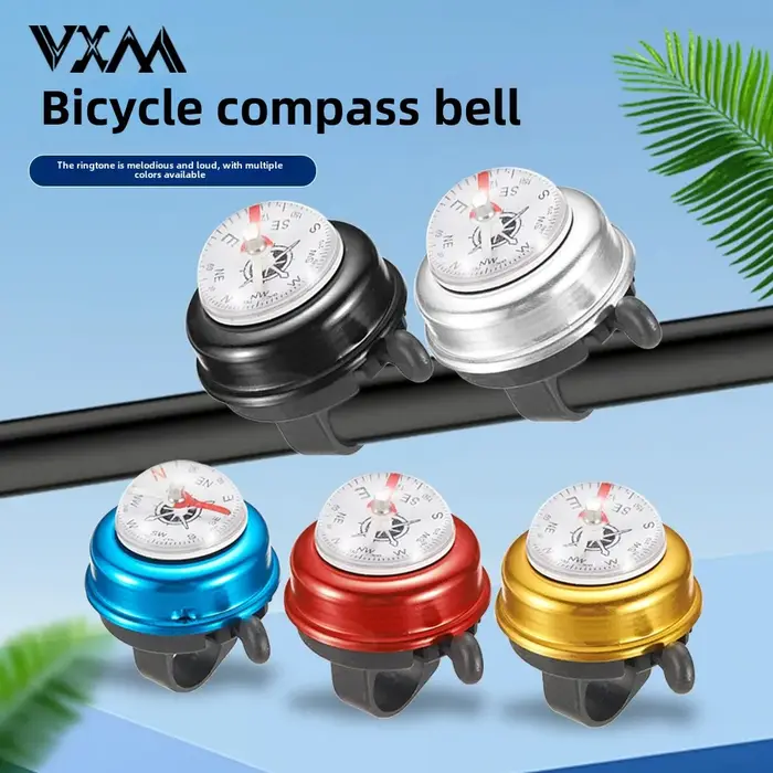 Cloche de vélo cloche de boussole de vélo de montagne cloche de klaxon de vélo accessoires de buggy de vélo pour enfants accesorios bicicleta y piezas