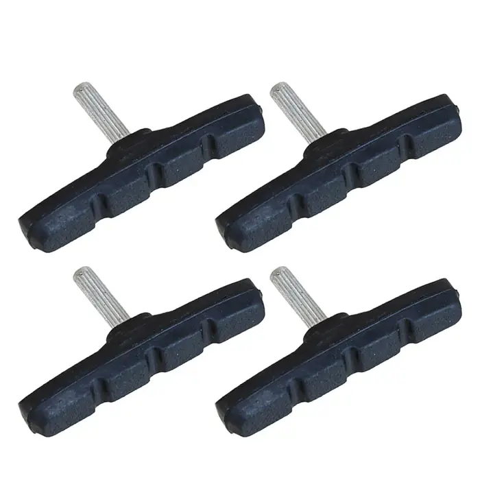 Jeu de plaquettes de frein de vélo, Kit de freins, blocs de frein en V en caoutchouc pour vélo de route et de montagne, chaussures avec écrou hexagonal, outils et cales