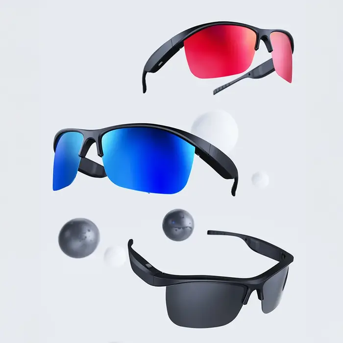 Cyclisme en cours d'exécution 5.4 lunettes intelligentes Bluetooth appel Audio casque à distance