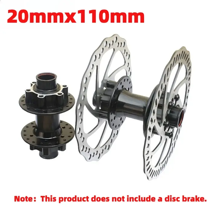Moyeu de vélo électrique à Double frein à disque pour vtt DH, 32H, 20mm, 110mm