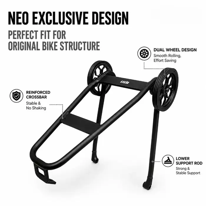 Porte-bagages arrière en alliage d'aluminium pour vélo pliant Brompton JAVA NEO