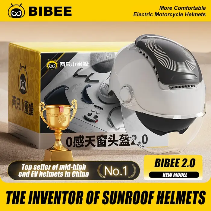 BIBEE 2.0 casque de moto électrique hommes femmes été respirant
