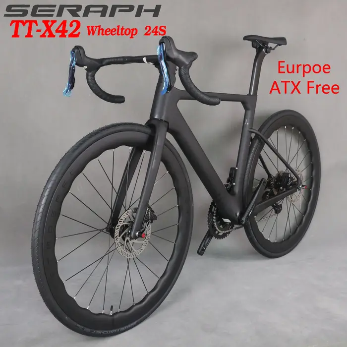 NOUVEAU vélo de route entièrement en carbone léger avec groupe électronique sans fil WheelTop et roues