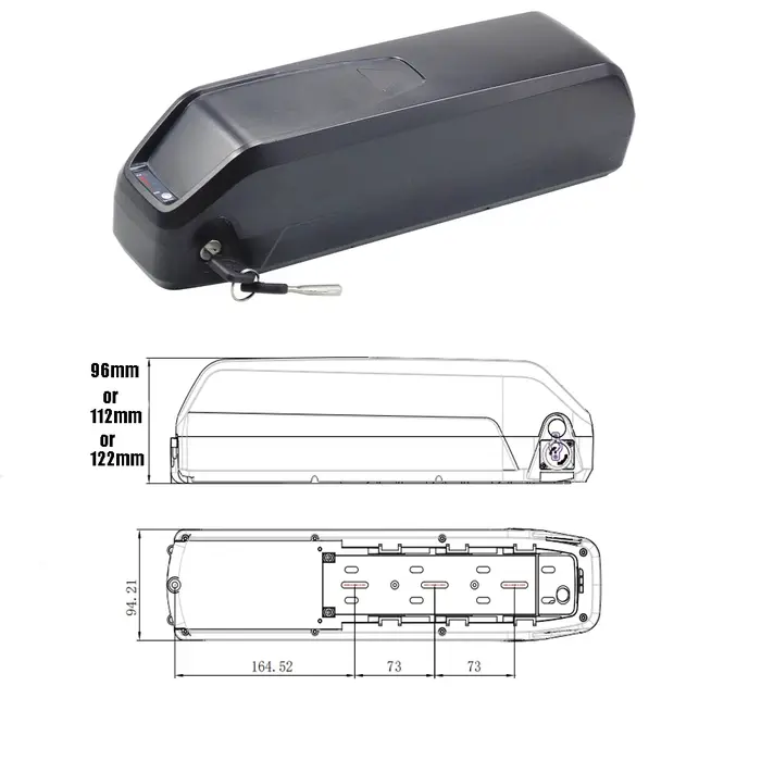 Boîtier de batterie de vélo électrique vide 36V 48V
