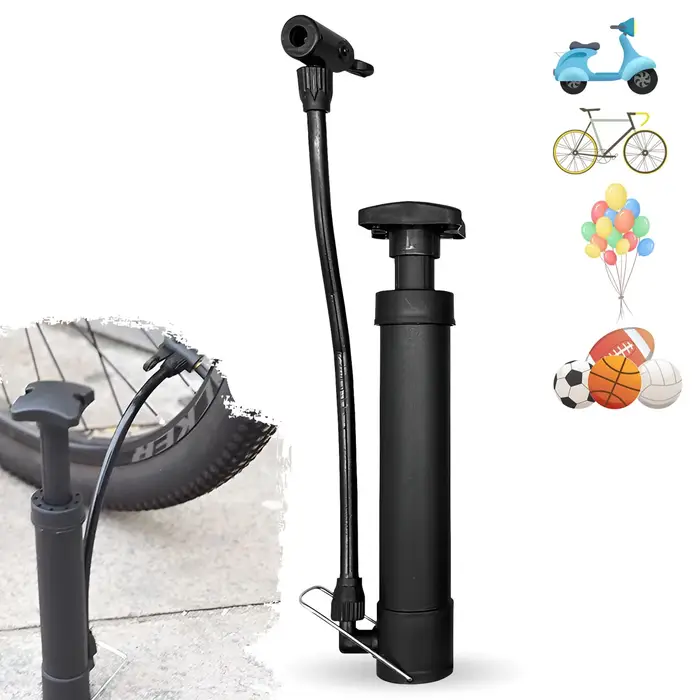 Gonfleur manuel de pompe à air de vélo avec jauge