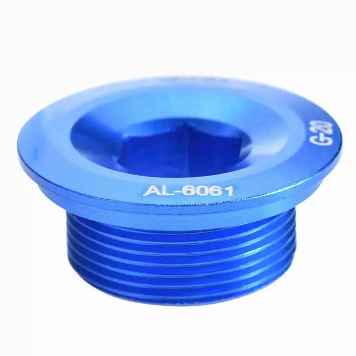 Boulon de fixation de manivelle de vélo en alliage d'aluminium