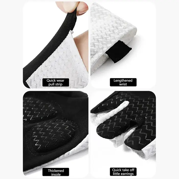 Gants de cyclisme demi-doigt respirants d'été