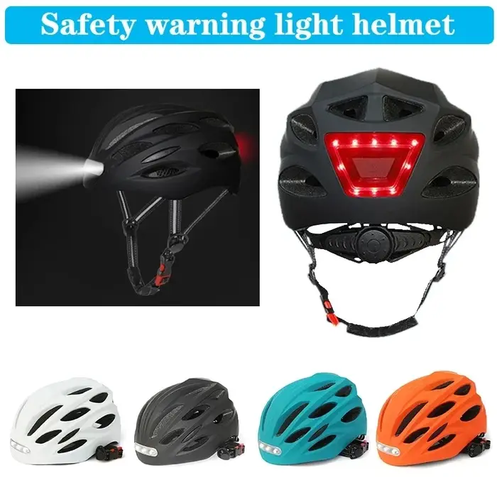 Lampe à LED pour casque de vélo
