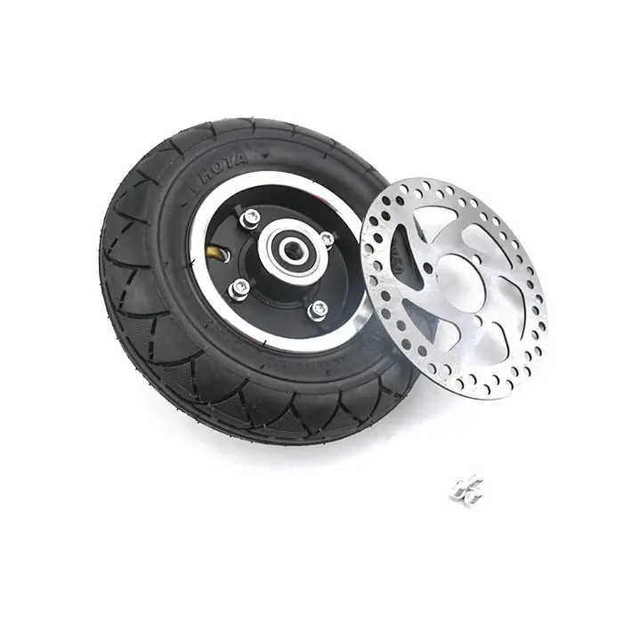Roue gonflable de 8 pouces 200x50 avec disque de frein pour trottinette électrique Speedway Mini 4 Pro