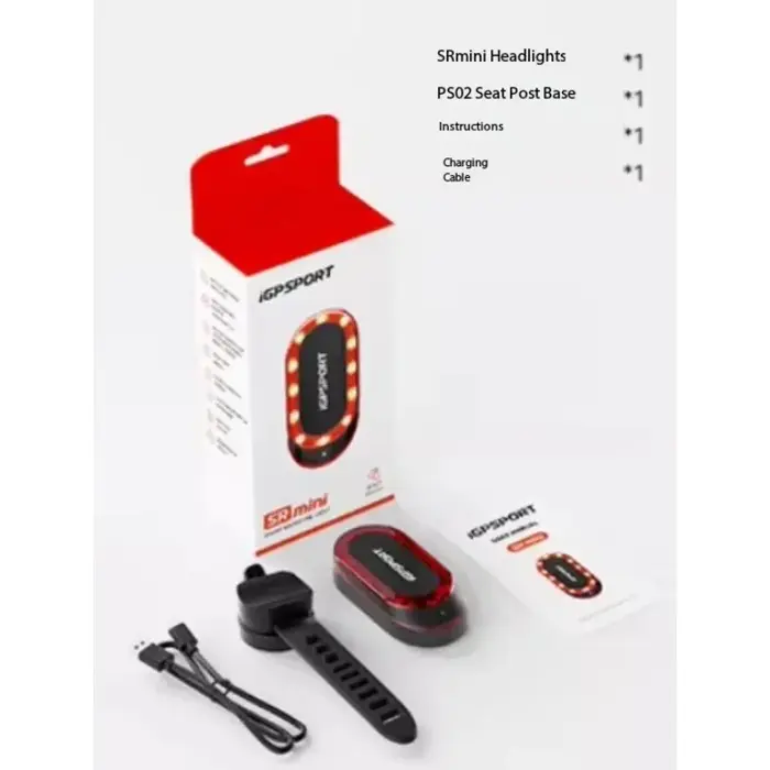 Feu arrière radar iGPSPORT SRmini