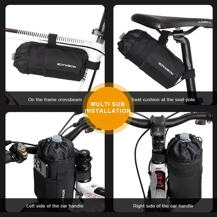 RIDERACE – pochette de porte-bouteille d'eau pour vélo
